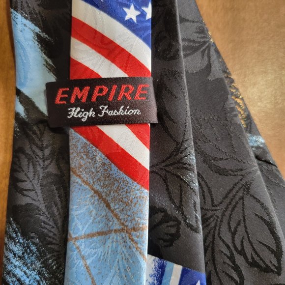 💜Empire High Fashion Mens Tie  Patriotic - Picture 4 of 5